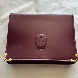 Vintage Clutch Bag Red Deadstock